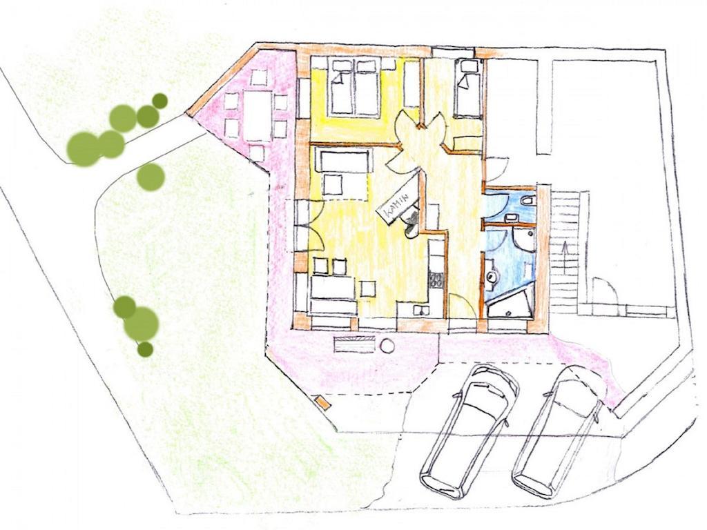 Ferienwohnung Bergblick Filzmoos Bilik gambar